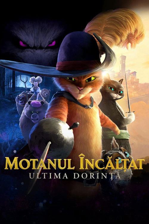 Motanul încălțat: Ultima dorință (2022)(Dublat în Română)