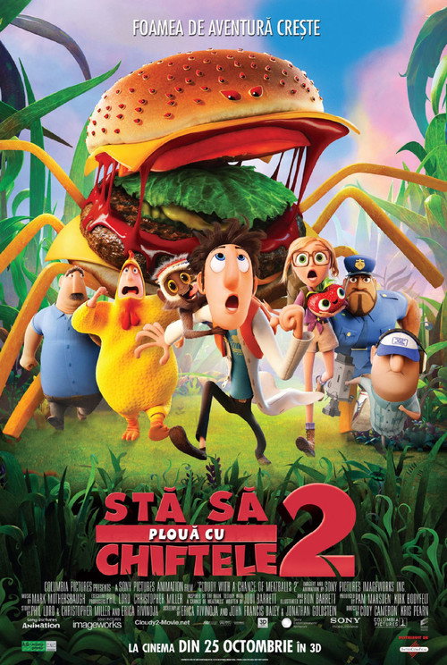 Stă să plouă cu chiftele 2 (2013) (Dublat în Română)