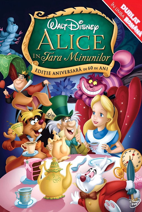 Alice în Țara Minunilor (1951) (Dublat în Română)