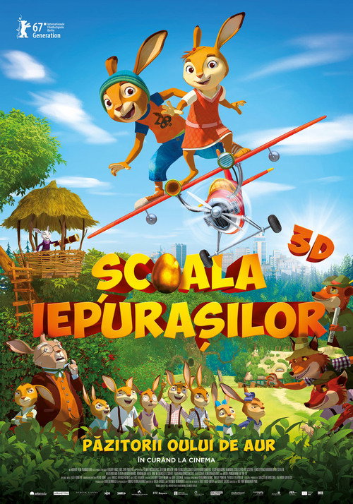 Școala iepurașilor: Păzitorii Oului de Aur (2017) (Dublat în Română)